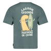 Jongens T-shirt oversized - Lagoon Legends van Sturdy in de kleur Petrol in maat 128.