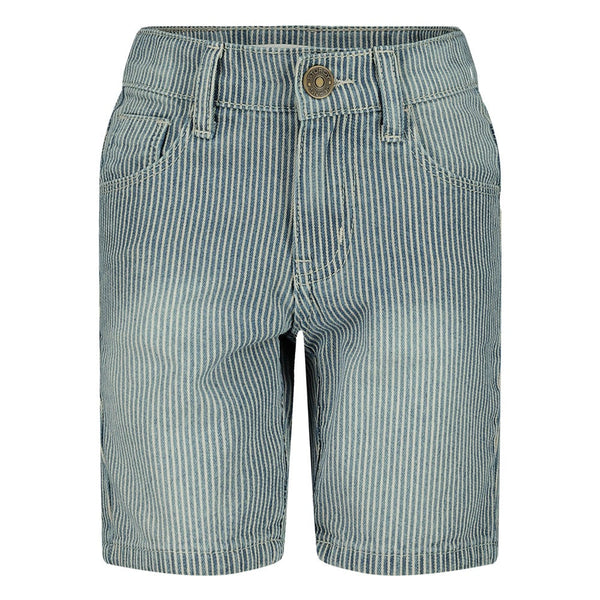 Jongens Short streep - Summer Denims van Sturdy in de kleur Indigo in maat 128.