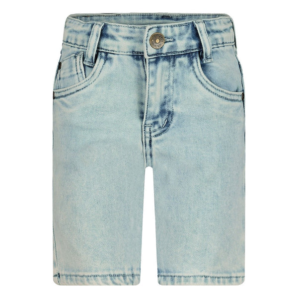 Jongens Short denim - Summer Denims van Sturdy in de kleur L.blauw denim in maat 128.