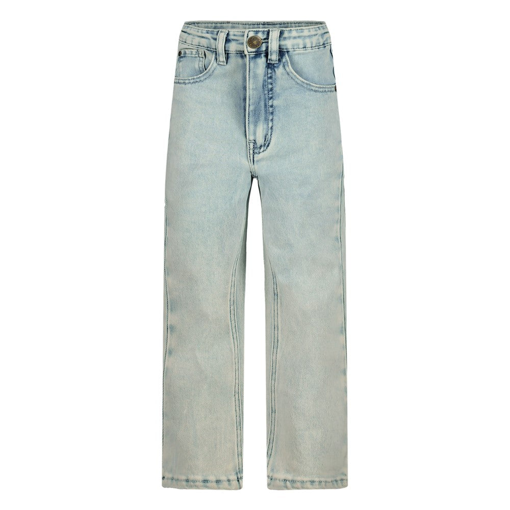 Jongens Wide leg jeans - Summer Denims van  in de kleur L.blauw denim in maat 128.