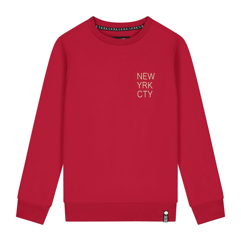 Jongens Sweater Santos van Skurk in de kleur Red in maat 170.