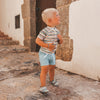 Jongens Zwembroek Solid | Scott van Salted Stories in de kleur Dusk Blue in maat 110-116.