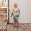 Jongens Zwembroek Solid | Scott van Salted Stories in de kleur Dusk Blue in maat 110-116.