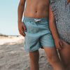 Jongens Zwemshort Solid | Stef van Salted Stories in de kleur Dusk Blue in maat 122-128.