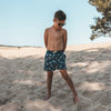 Jongens Zwemshort Tropic | Shawn van Salted Stories in de kleur Ensign Blue in maat 122-128.