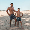 Jongens Zwemshort Tropic | Shawn van Salted Stories in de kleur Ensign Blue in maat 122-128.