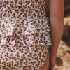 Meisjes Sparkly Flower | Swimsuit van Salted Stories in de kleur White Swan in maat 134-140.