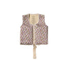 Meisjes Sparkly Flowers | Floating Vest van Salted Stories in de kleur White Swan in maat 98-104.