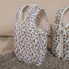 Meisjes Sparkly Flowers | Floating Vest van Salted Stories in de kleur White Swan in maat 98-104.