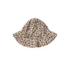 Meisjes Sparkly Flower | Sun Hat van Salted Stories in de kleur Bombay Brown in maat 86-92.