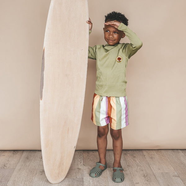 Salted Stories Solid Rib | Swim Longsleeve
