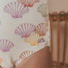 Meisjes Shells | Swimsuit van Salted Stories in de kleur Multicolor in maat 134-140.