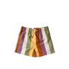 Jongens Multi Stripe | Swim Shorts van Salted Stories in de kleur Multicolor in maat 134-140.