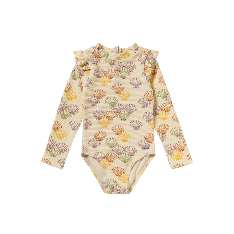Meisjes Shells | Bodysuit van  in de kleur Multicolor in maat 122-128.