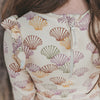 Meisjes Shells | Bodysuit van  in de kleur Multicolor in maat 122-128.