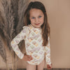 Meisjes Shells | Bodysuit van  in de kleur Multicolor in maat 122-128.