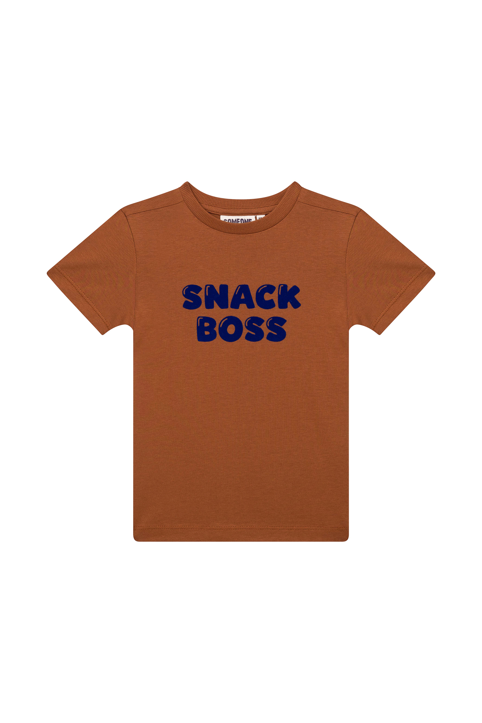 Jongens T-Shirt FELIX-SB-02-M van Someone in de kleur TERRA in maat 134.