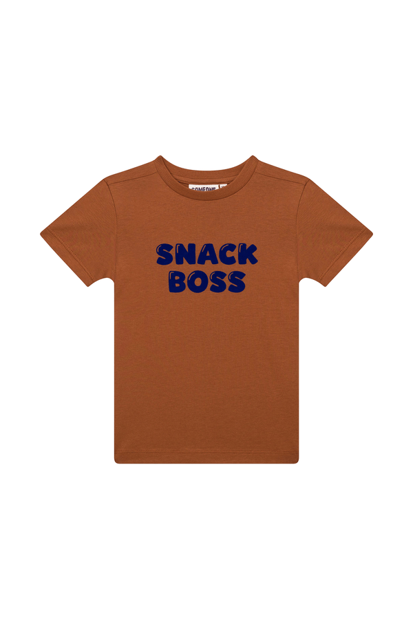 Jongens T-Shirt FELIX-SB-02-M van Someone in de kleur TERRA in maat 134.