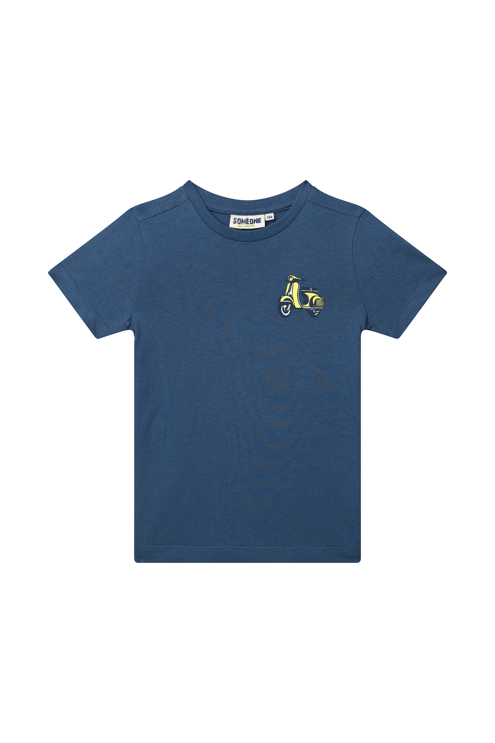 Jongens T-Shirt KRISTOF-SB-02-G van Someone in de kleur JEANS BLUE in maat 134.