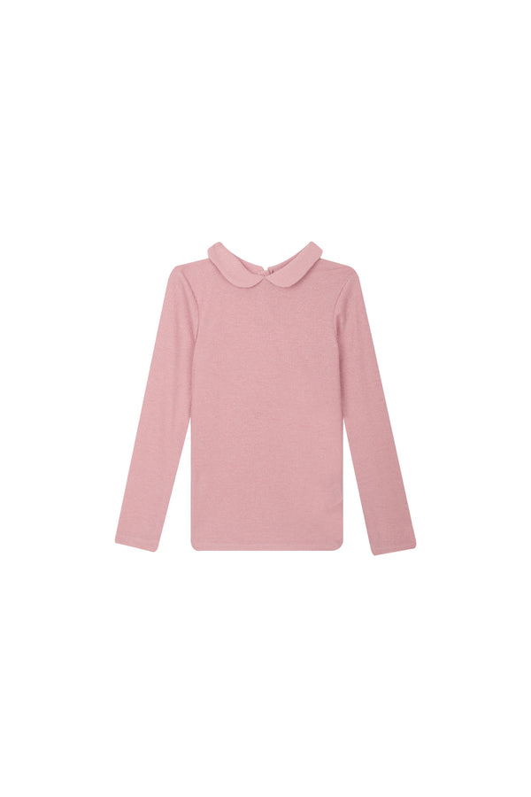 Meisjes T-shirt long sleeves ELSIE-SG-03-K van Someone in de kleur Light Pink in maat 134.