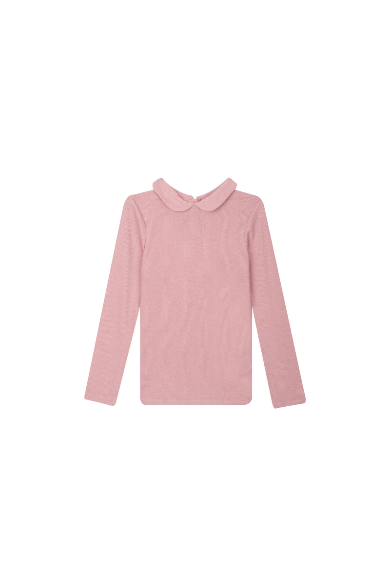 Meisjes T-shirt long sleeves ELSIE-SG-03-K van Someone in de kleur Light Pink in maat 134.