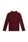 Meisjes Turtleneck Top Glitter HAILEY-SG-03-D van Someone in de kleur BORDEAUX in maat 128.