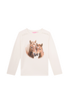 Meisjes Longsleeve OFELIA-SG-03-K van Someone in de kleur ECRU in maat 128.