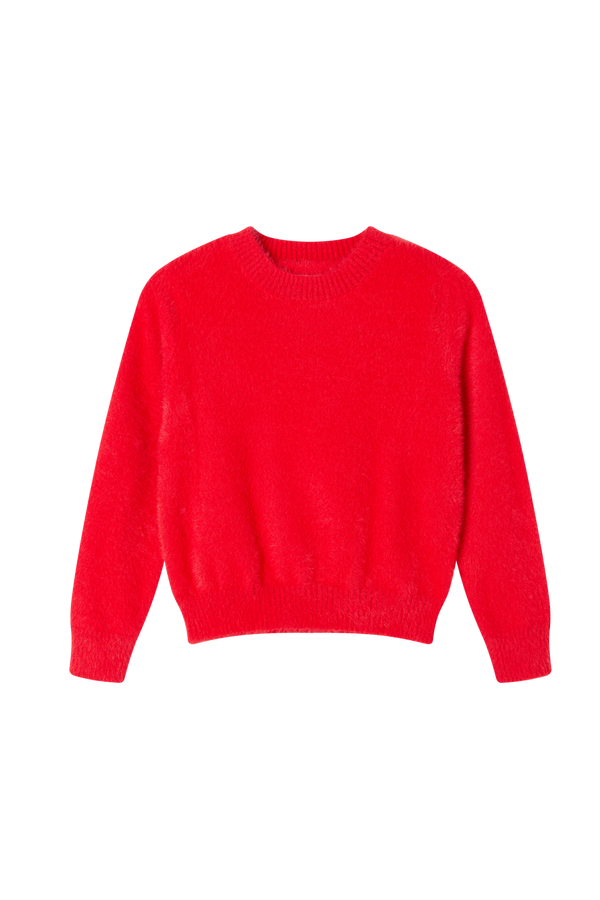 Meisjes Pull long sleeves FRANCES-SG-12-D van Someone in de kleur RED in maat 134.