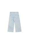 Meisjes Denim long trousers FRANCES-SG-33-H van Someone in de kleur JEANS BLUE in maat 134.