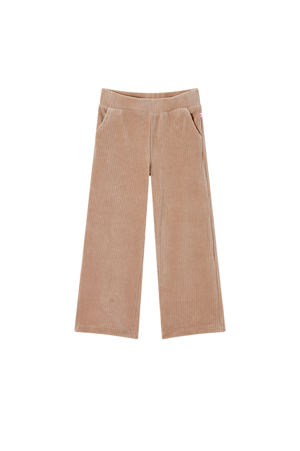 Meisjes Pants wide fit ELSIE-SG-37-F van Someone in de kleur BEIGE in maat 128.