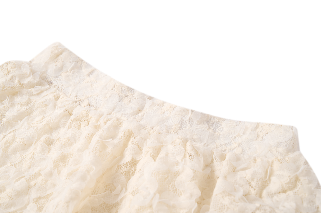 Meisjes Skirt AISHA-SG-41-I van Someone in de kleur ECRU in maat 134.