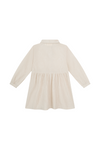 Meisjes Dress structure NORA-SG-52-E van Someone in de kleur DARK ECRU in maat 128.