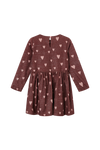 Meisjes Sweatdress hearts MAGALI-SG-52-H van  in de kleur MEDIUM BORDEAUX in maat 128.