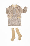 Meisjes Jacket ADEL-SG-60-P van  in de kleur GOLD in maat 134.