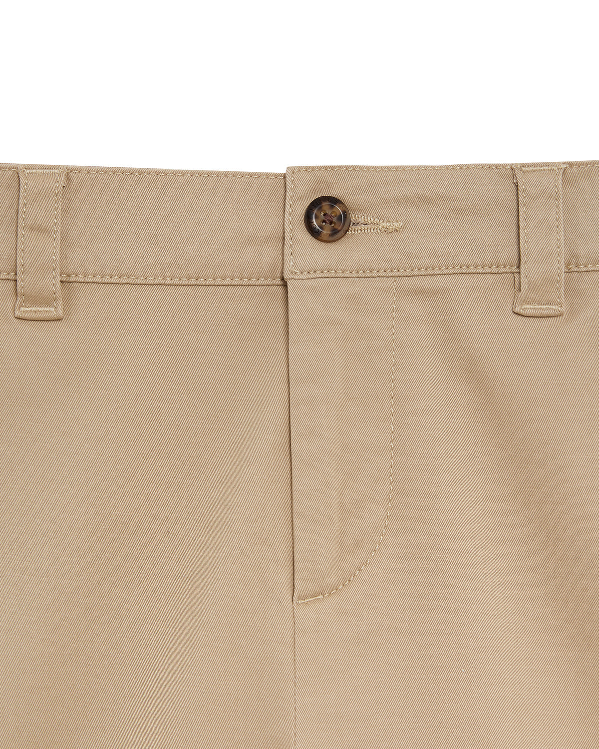 Jongens Chino Short van Lyle & Scott in de kleur Z151 Stone in maat 170-176.