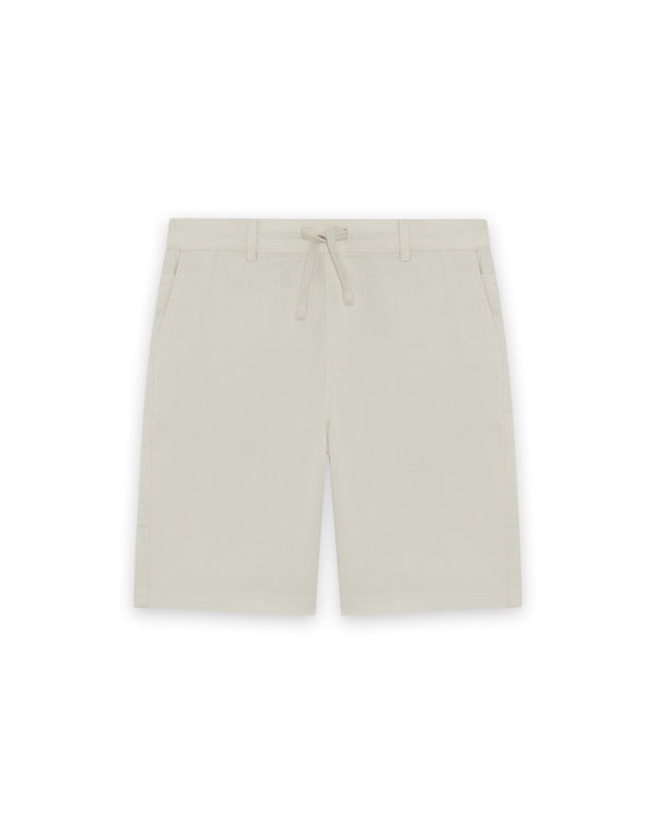 Jongens Linen Blend Short van Lyle & Scott in de kleur Cove in maat 170-176.