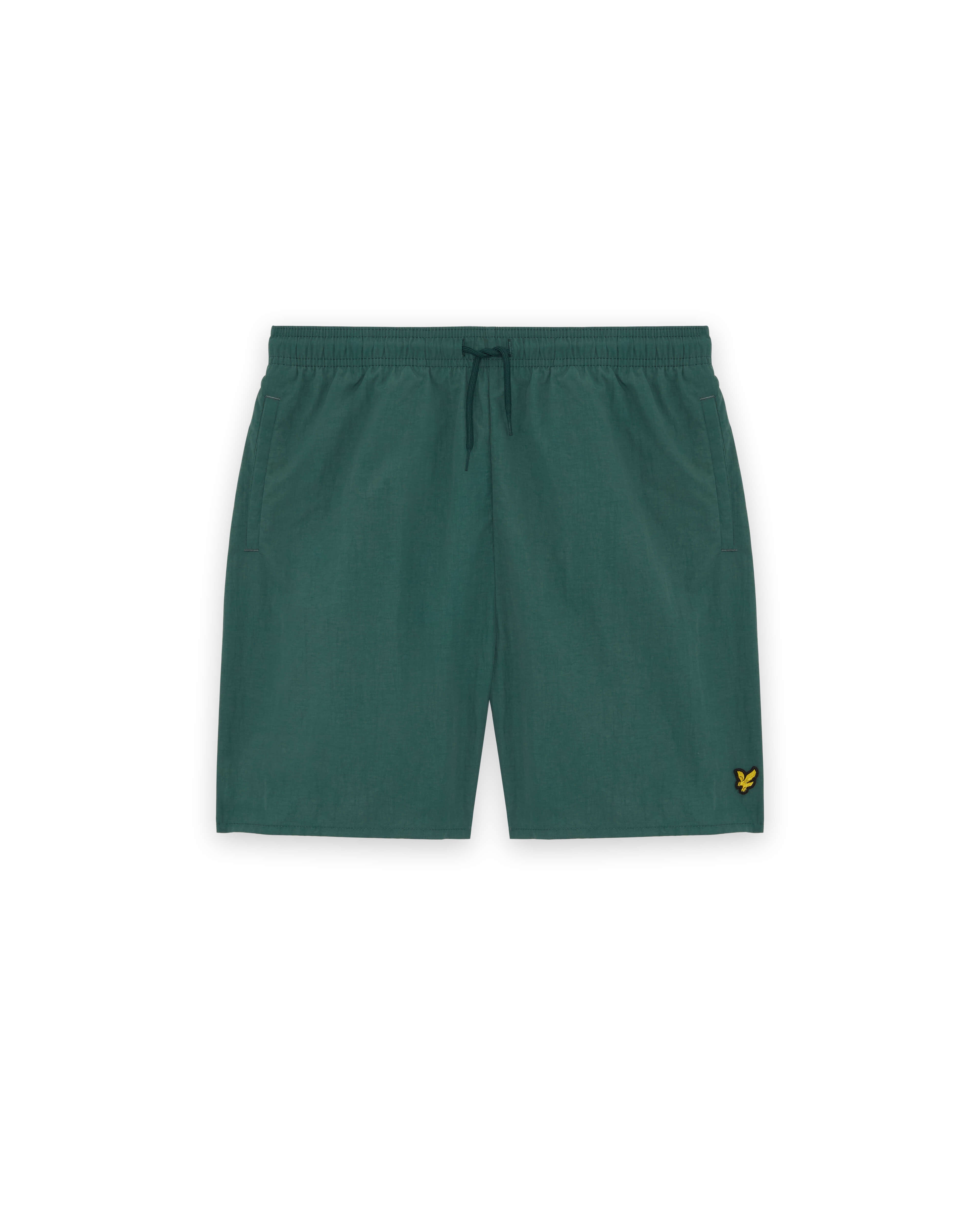 Jongens Plain Swim Short van Lyle & Scott in de kleur Everglade in maat 170-176.