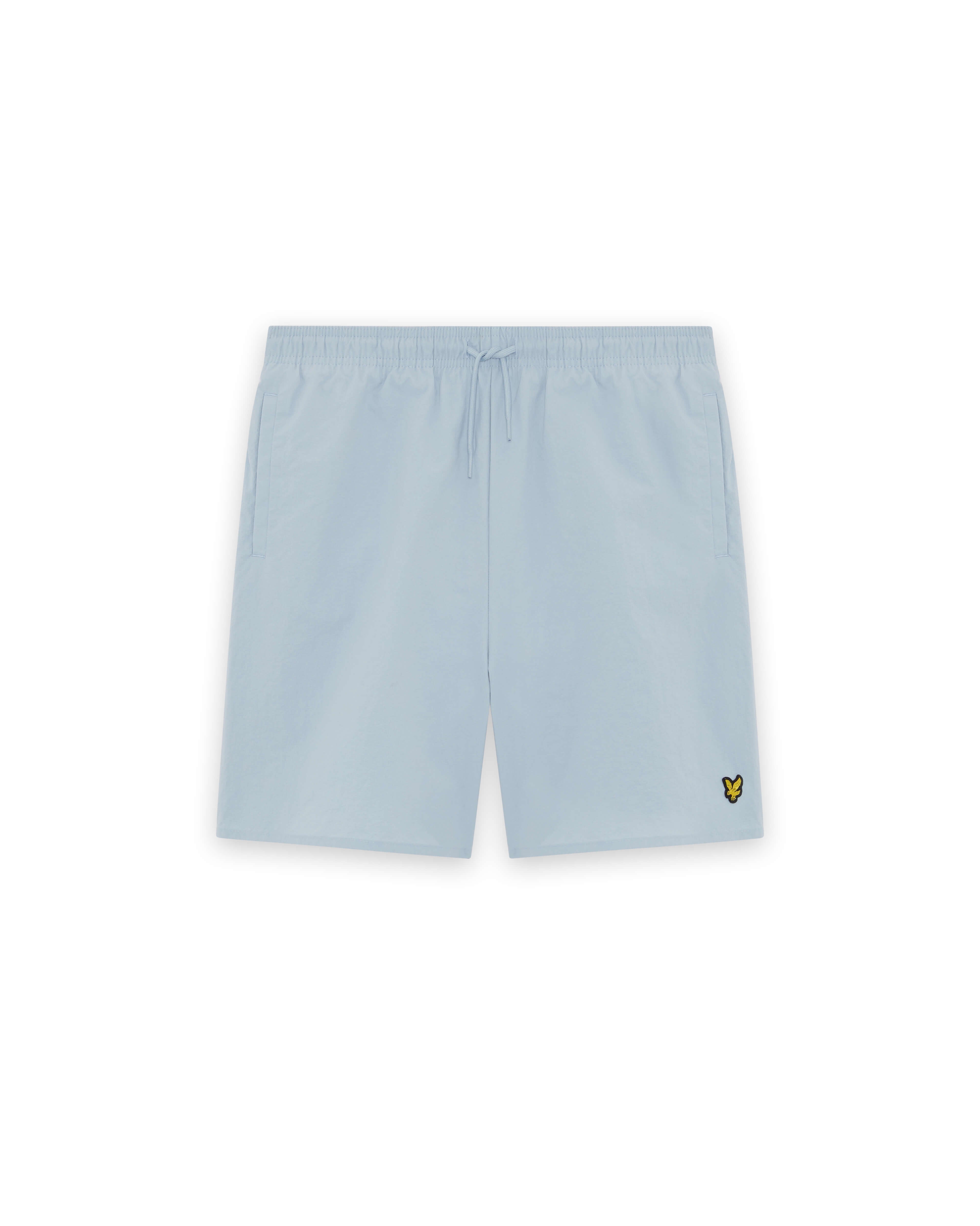 Jongens Plain Swim Short van Lyle & Scott in de kleur Opal Blue in maat 170-176.