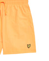 Jongens Plain Swim Short van Lyle & Scott in de kleur X573 Kinetic Orange in maat 170-176.