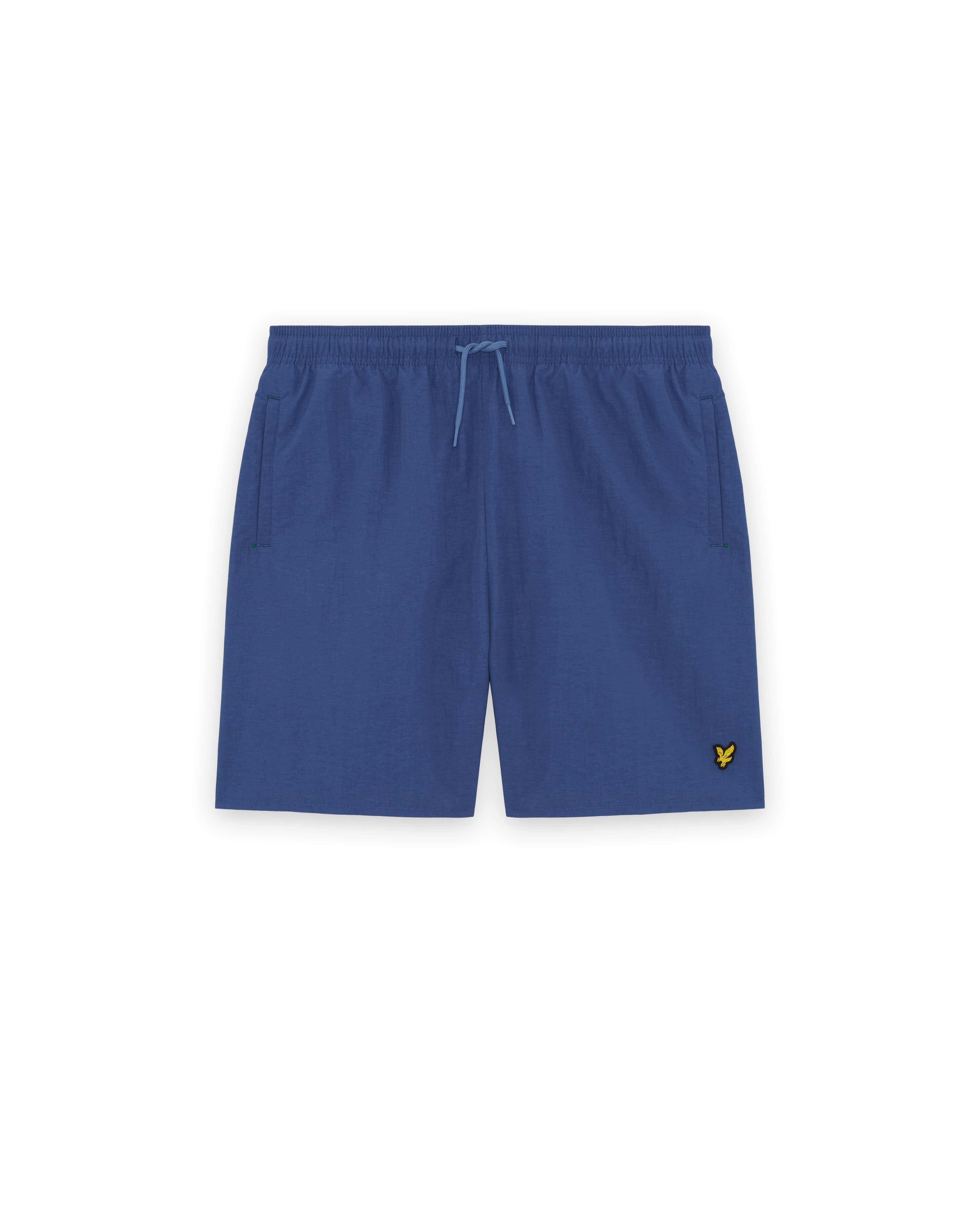 Jongens Plain Swim Short van Lyle & Scott in de kleur Dark Cornflower in maat 170-176.
