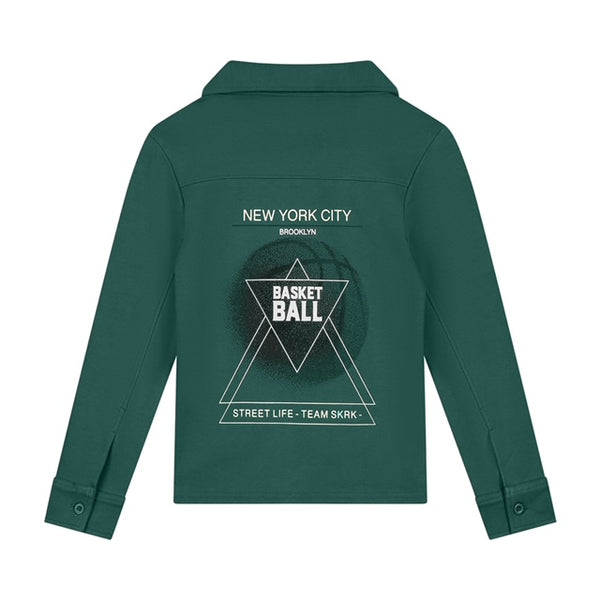 Skurk Zip overshirt Siraj Green