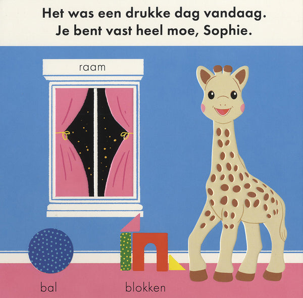 Kleine Giraf Sophie de Giraf kartonboekje: Sophie gaat slapen