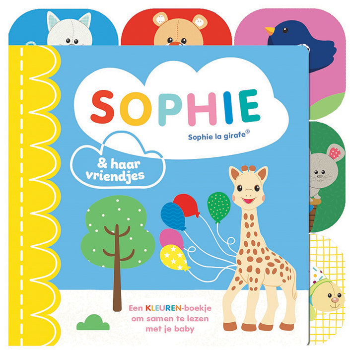 Kleine Giraf Sophie de Giraf kartonboekje: Sophie & haar vriendjes