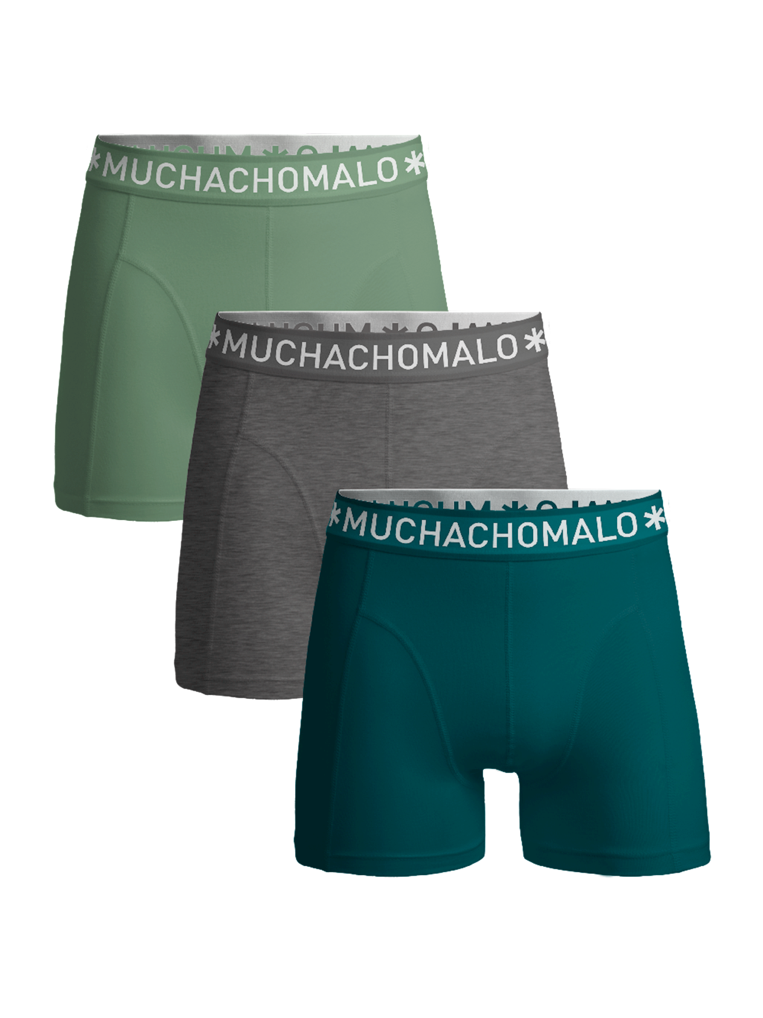 Muchachomalo Boxer 3-pack Solid 613