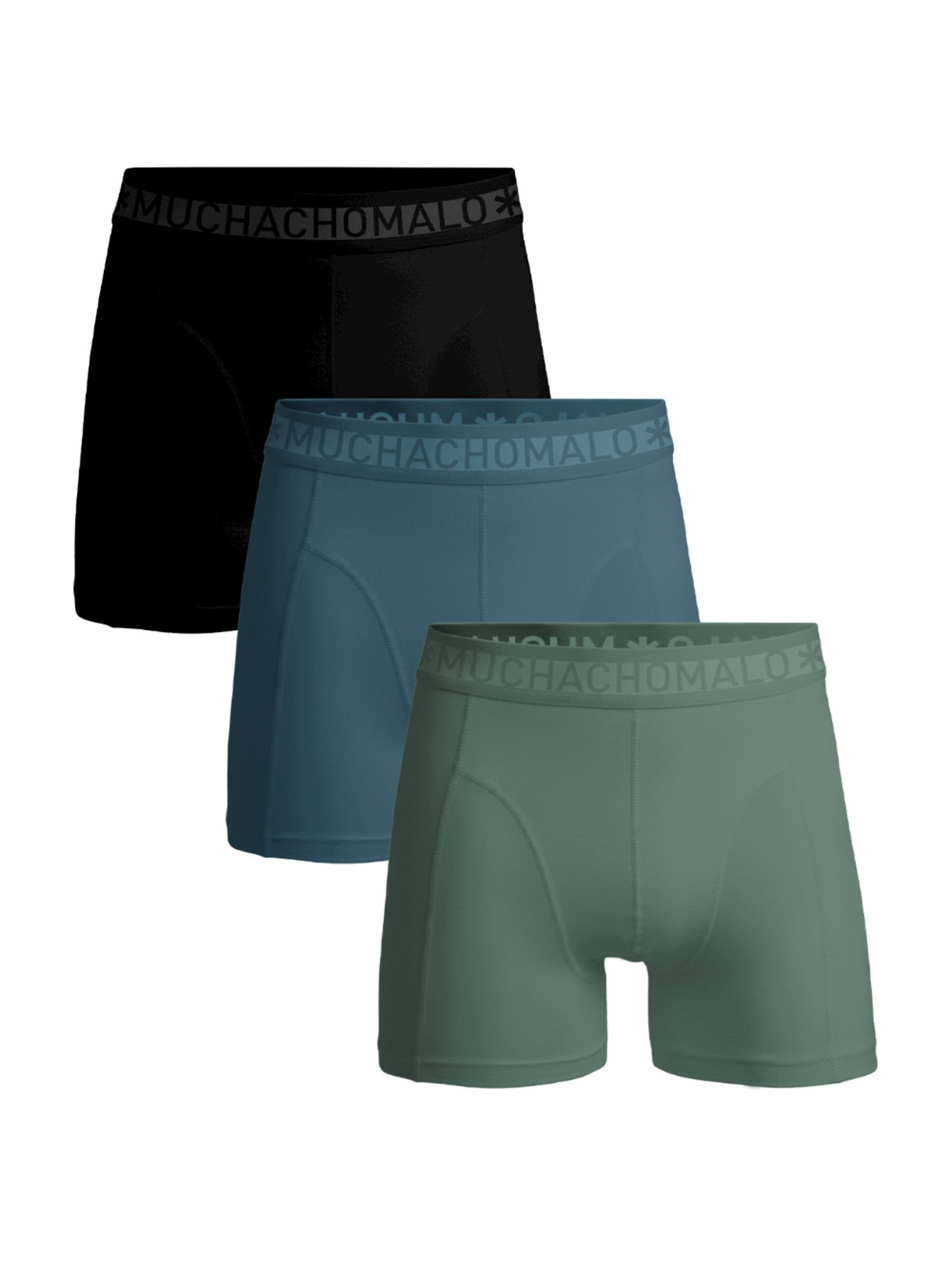 Muchachomalo Boxer 3-pack Solid 663J