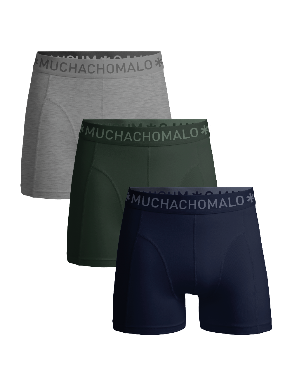 Muchachomalo Boxer 3-pack Solid 672J