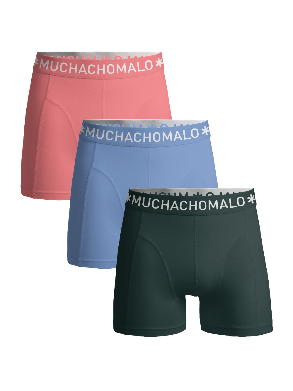 Muchachomalo Boxer 3-pack Solid 680J