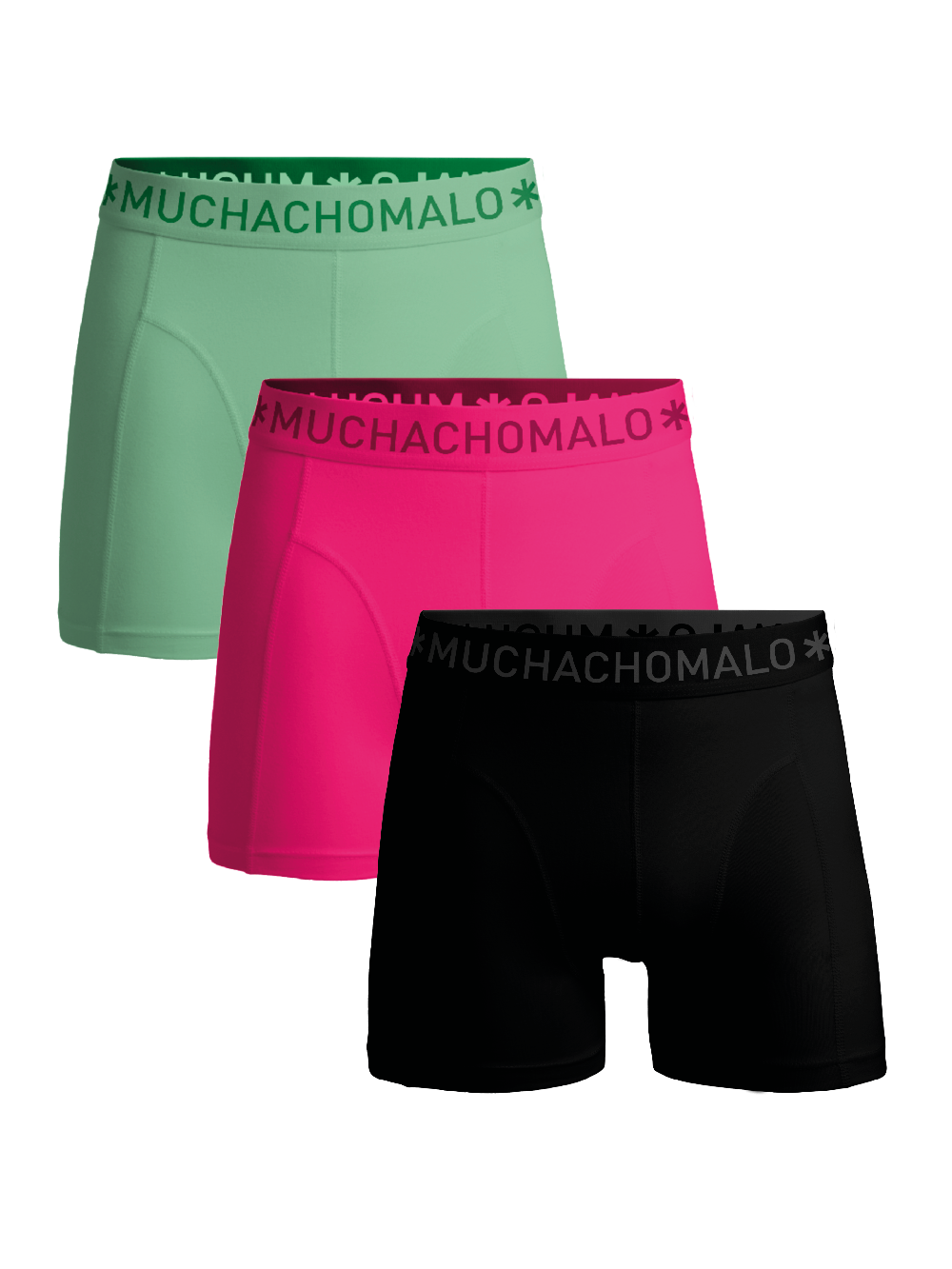 Muchachomalo Boxer 3-pack Solid 682J