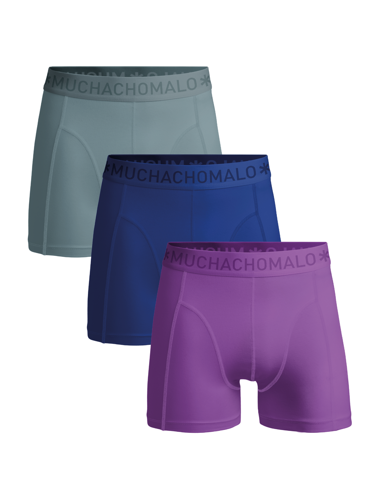 Muchachomalo Boxer 3-pack Solid 815J