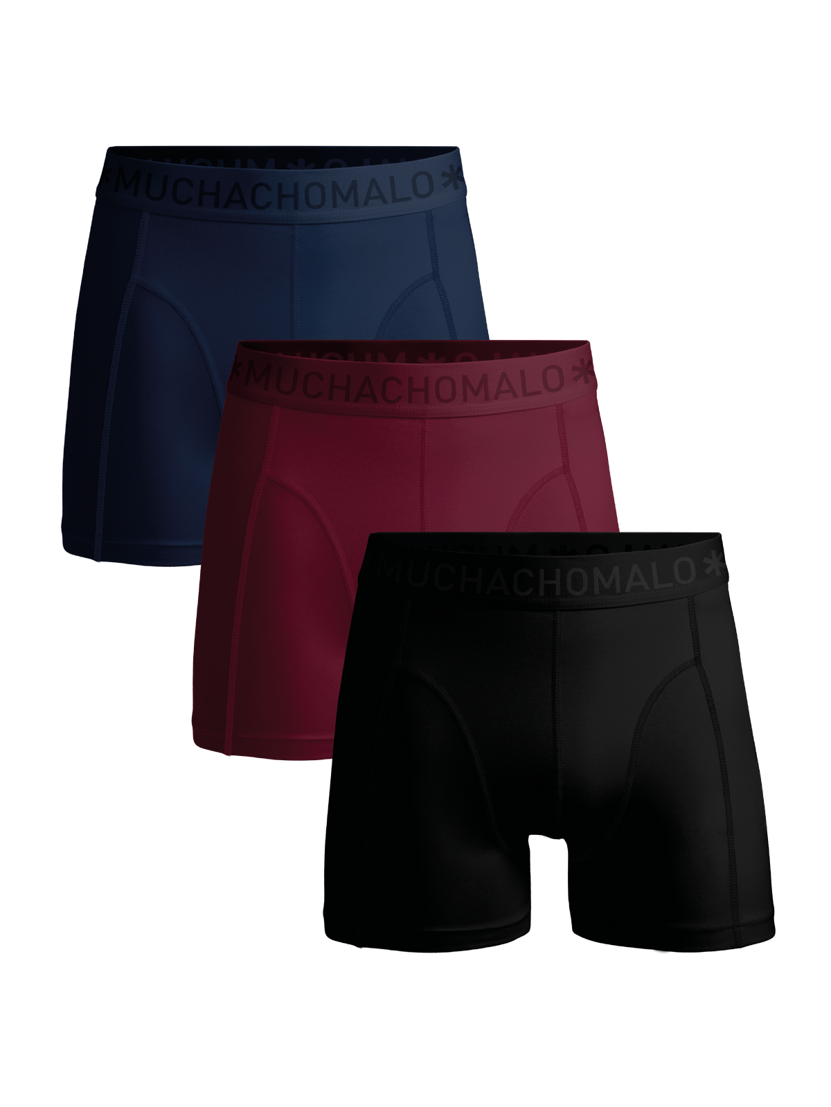 Muchachomalo Boxer 3-pack Solid 816J